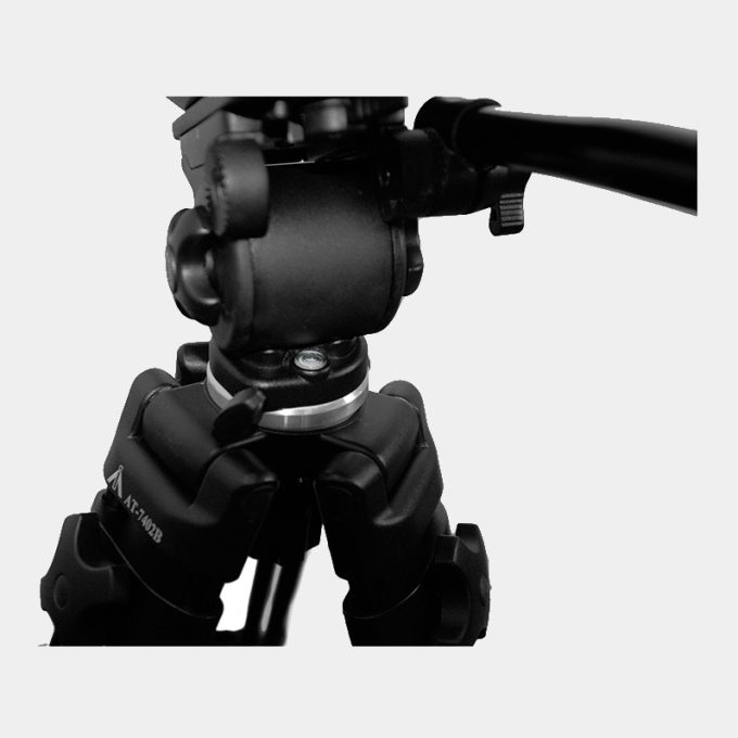 Trípode E-IMAGE EI7050-AA soporta 4 kg cabezal fluido