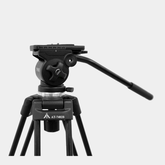Trípode E-IMAGE EI7050-AA soporta 4 kg cabezal fluido