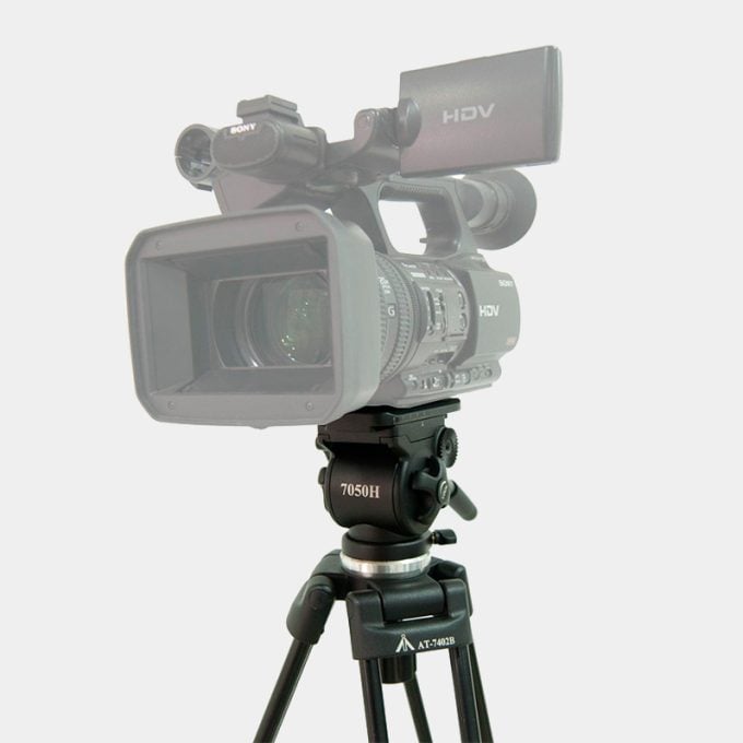 Trípode E-IMAGE EI7050-AA soporta 4 kg cabezal fluido