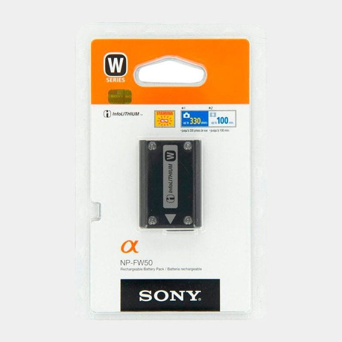 Batería recargable de iones de litio Sony NP-FW50 (1020mAh)