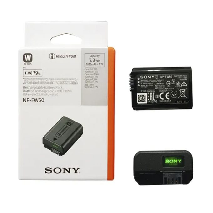 Batería recargable de iones de litio Sony NP-FW50 (1020mAh)