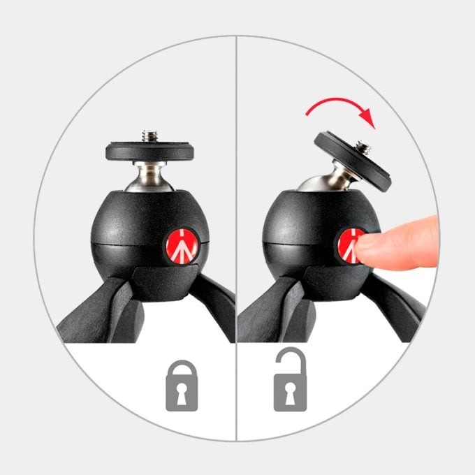 Mini Tripode Manfrotto PIXI para cámaras y teléfonos