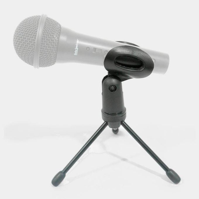 Mini soporte para micrófono podcast y conferencias