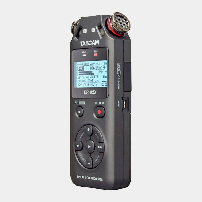 Grabador Portátil Tascam DR-05X con Interface digital USB