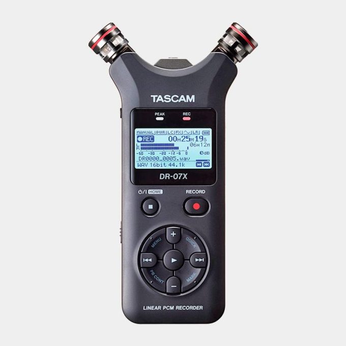 Grabador Portátil Tascam DR-07X Interface USB Microfonos en Y/X y A/B