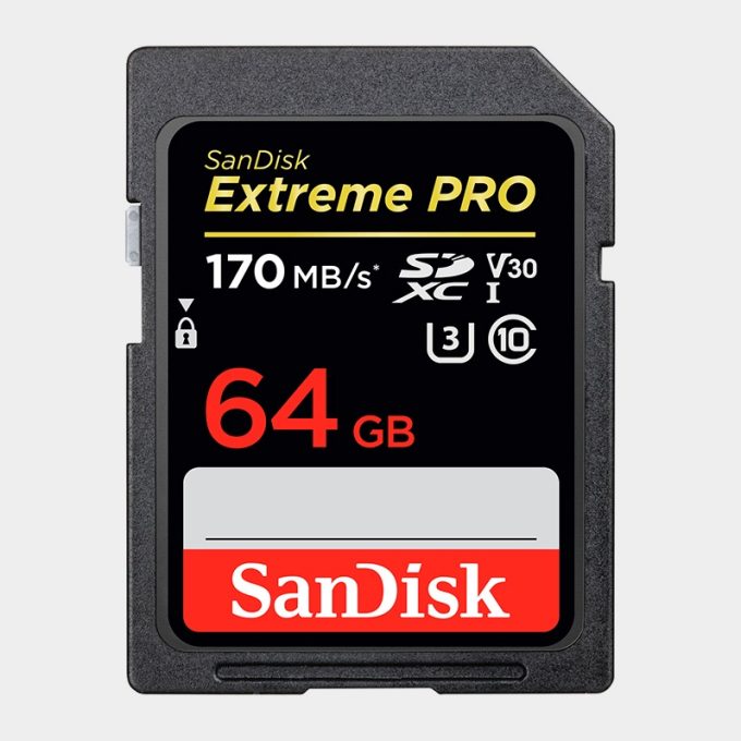 Memoria SDXC Extreme PRO UHS-I de 64GB de Sandisk