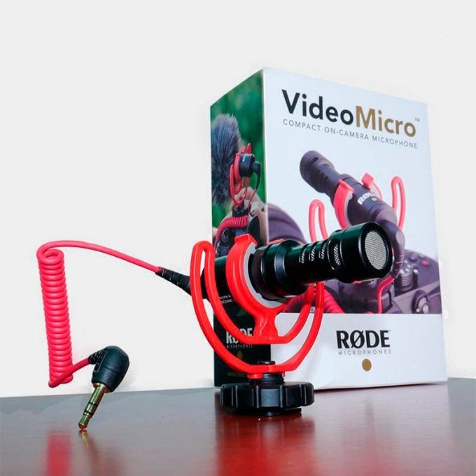 Rode VideoMicro Micrófono direccional ultra compacto para cámara