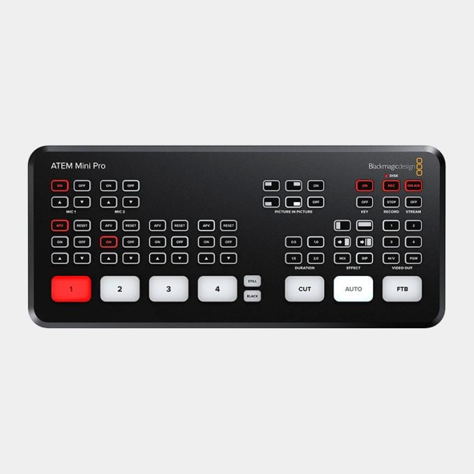 Blackmagic Design ATEM Mini Pro Transmisión y Grabación Simultánea