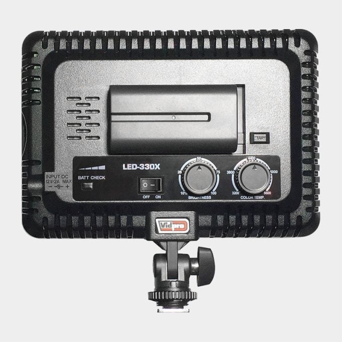 Luces LED Vidpro LED-330X Color variable LED para stand o paral