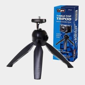 Mini Trípode para télefono y cámaras Cabezal ajustable tipo bola