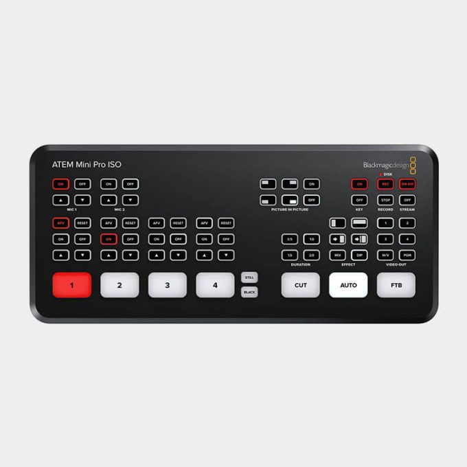 Blackmagic Design ATEM Mini Pro ISO HDMI Live Stream