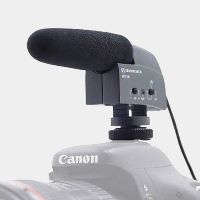 Sennheiser MKE 400 Micrófono direccional para cámaras profesionales