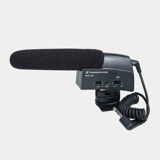 Sennheiser MKE 400 Micrófono direccional para cámaras profesionales