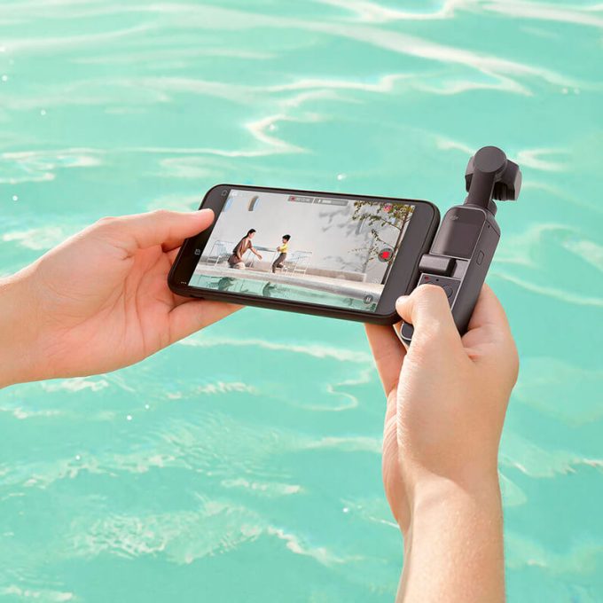 Gimbal DJI Pocket 2 Creator Combo con camara 4K60p de 64mp