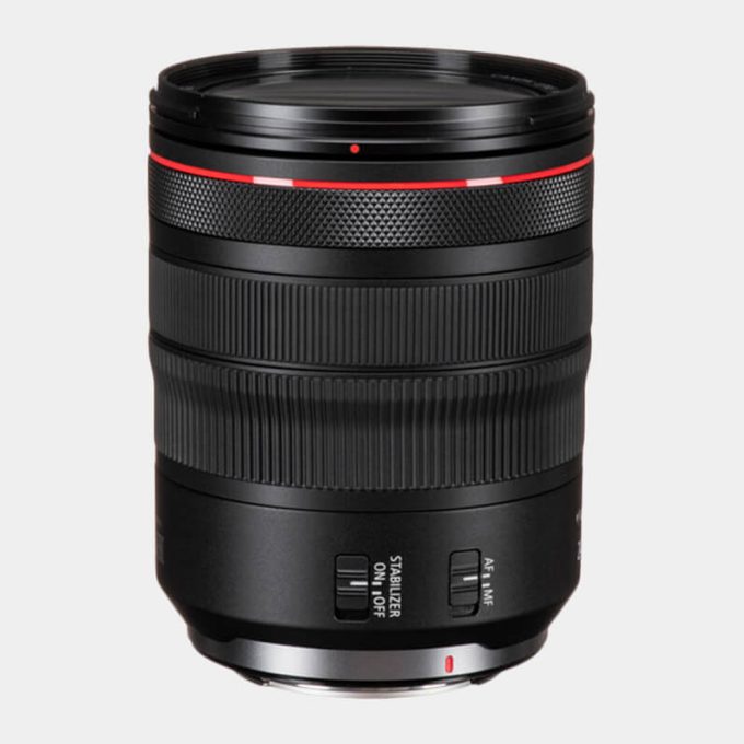 Lente Canon RF 24-105mm f/4L IS USM con estabilizador óptico