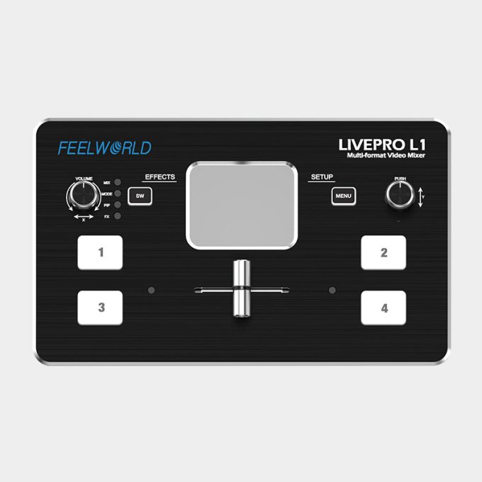 Switcher De Video FeelWorld LIVEPRO L1 Multiview 4 entradas HDMI USB