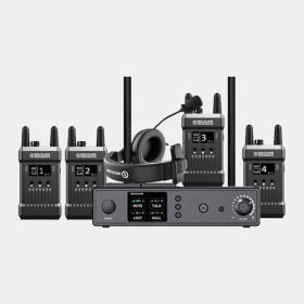 Sistema de intercomunicación Hollyland Full-Duplex para 4 personas