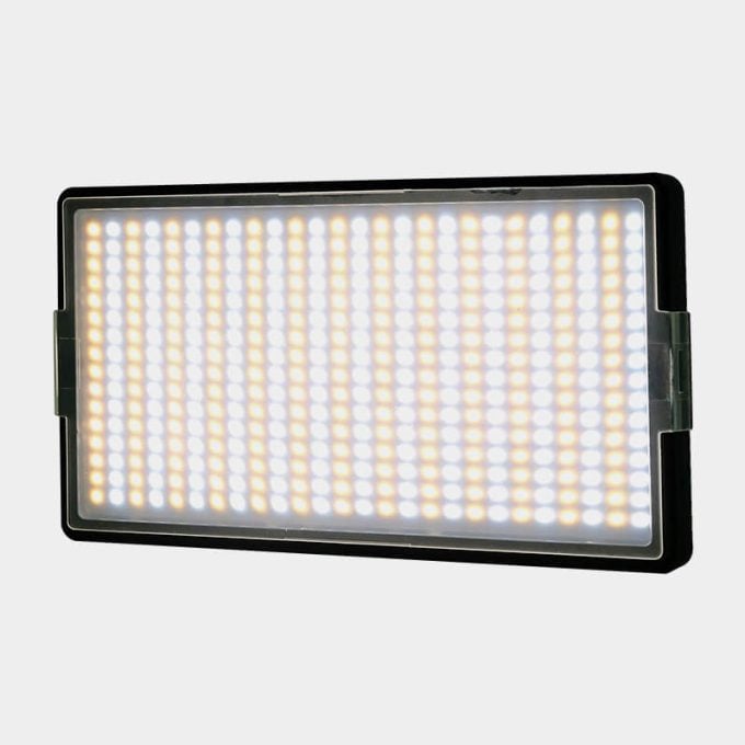 Luz LED-420 Vidpro lampara Bi-color montura en cámara