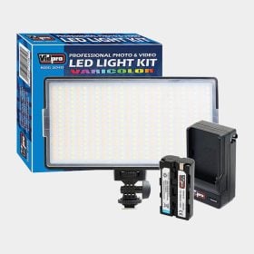 Luz LED-420 Vidpro para tus video temperatura de color variable