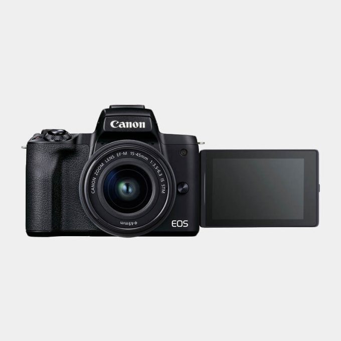 Canon EOS M50 Mark II con lente de 15-45 mm