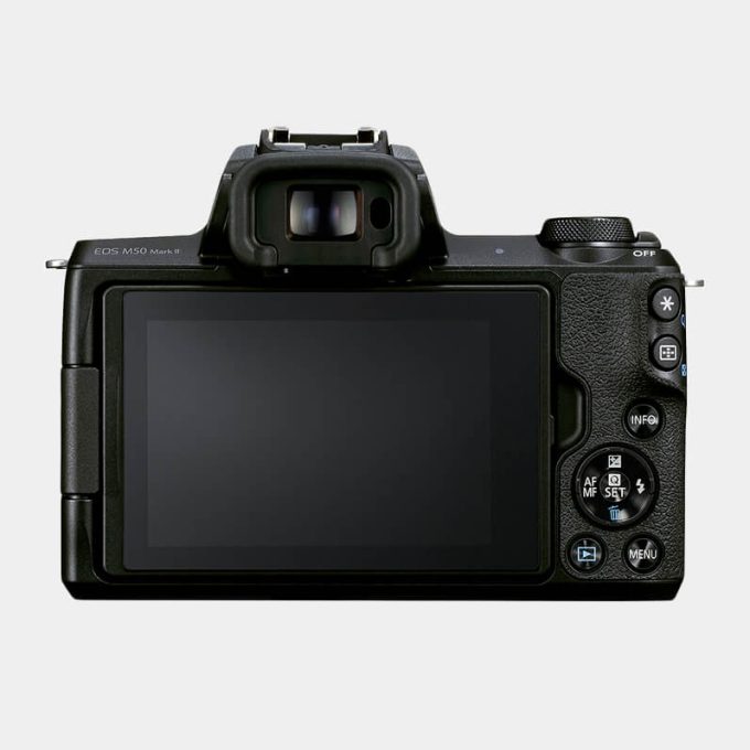 Canon EOS M50 Mark II con lente de 15-45 mm