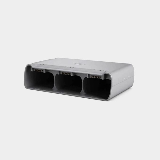 Cargador triple de baterías para DJI Mini 2 bidireccional