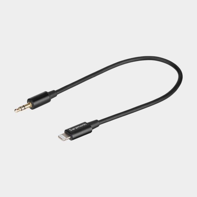 Adaptador 3.5mm TRS macho a Lightning Cable Adaptador para iPhone