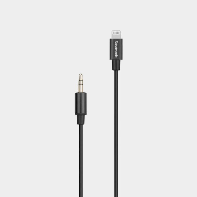 Cable adaptador Lightning de 3.5mm a iPhone Saramonic SR-C2000