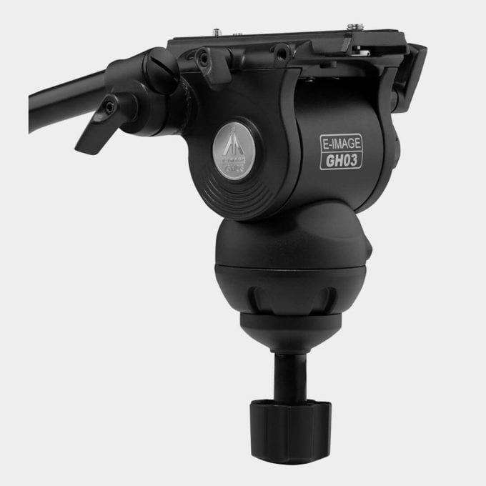 Trípode de aluminio E-Image de 2 etapas con cabezal GH03