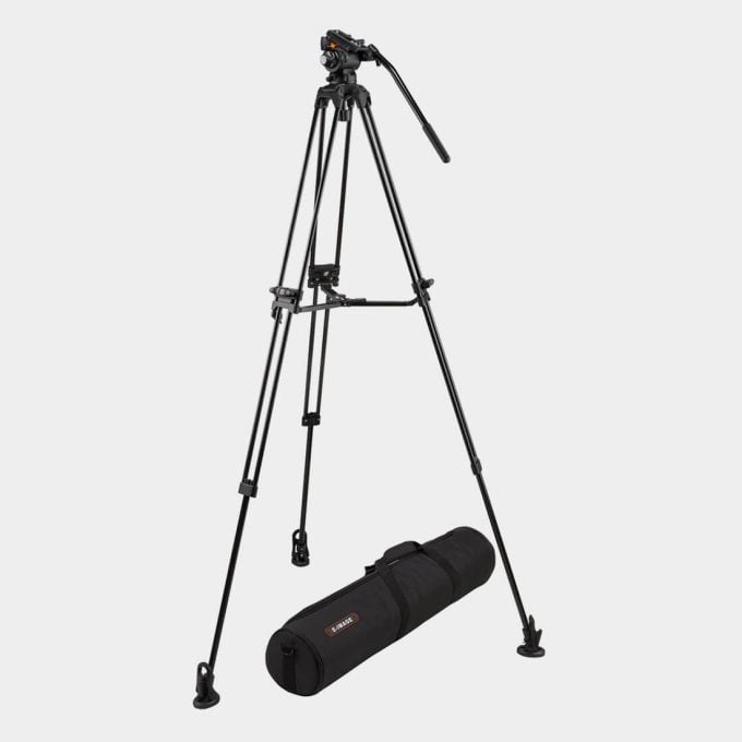 Trípode de aluminio E-Image de 2 etapas con cabezal GH03