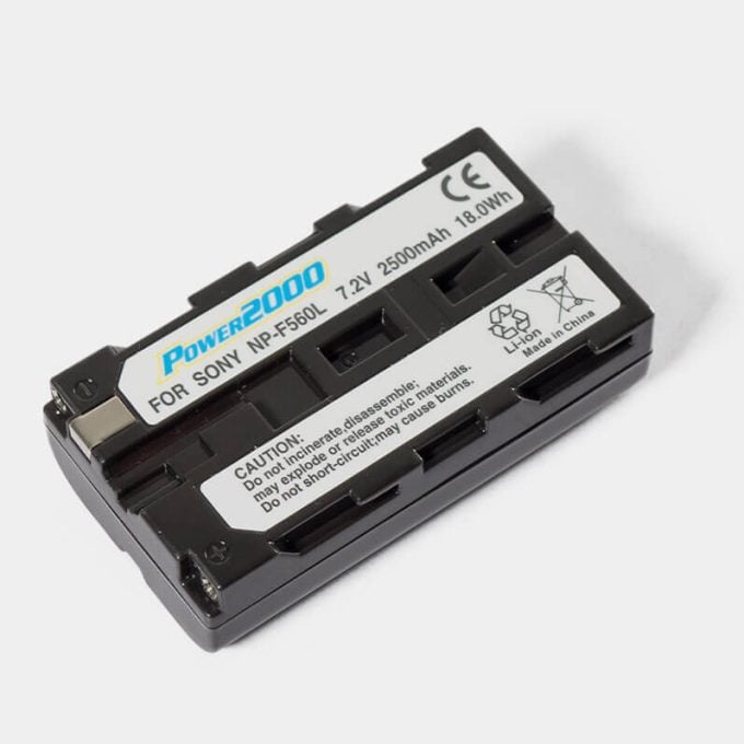 Batería recargable tipo Sony NP-F550 Power2000 para luces y cámaras