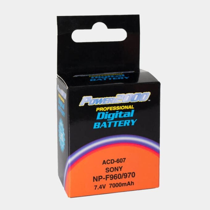 Batería recargable tipo Sony NP-F960 de larga duración