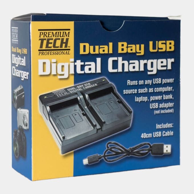 Cargador Dual para batería tipo Sony serie NP-F