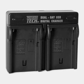 Cargador Dual de batería para Sony NP-F550, NP-f960