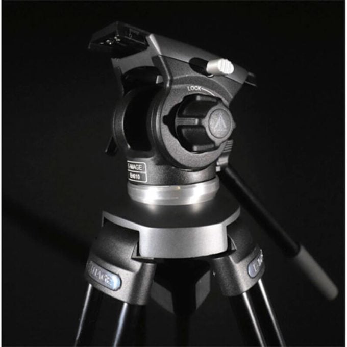 Trípode profesional E-Image EK610 con cabezal fluido