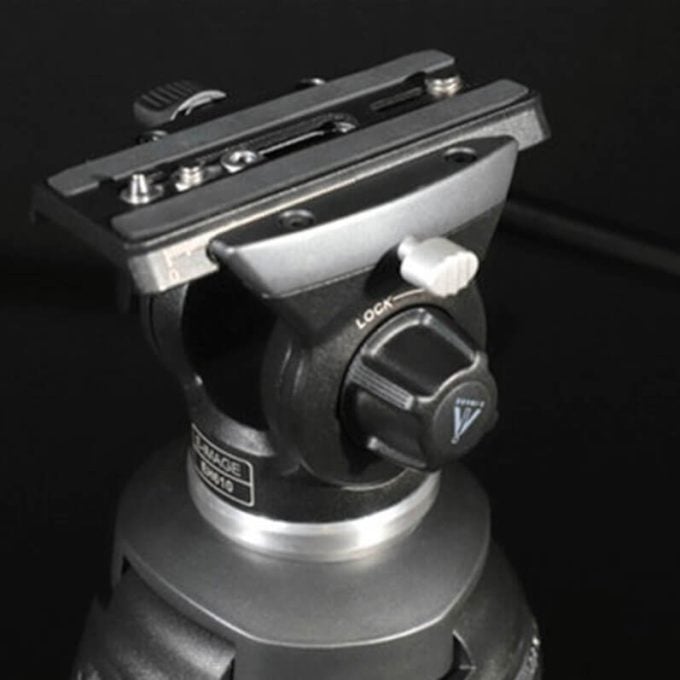 Trípode profesional E-Image EK610 con cabezal fluido