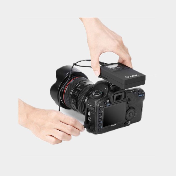 BOYA BY-WM8 Pro-K2 Micrófono Balita dual inalámbrico UHF