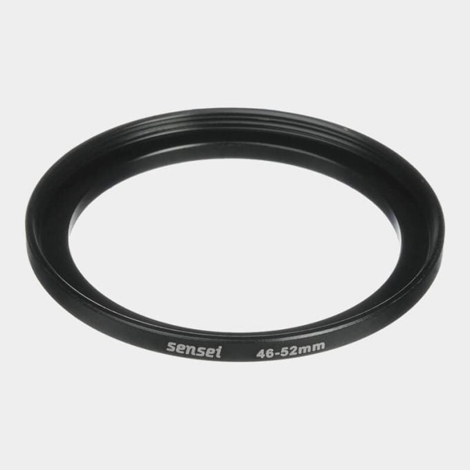 Adaptador de filtro 46-52mm Sensei para lentes y telepromter
