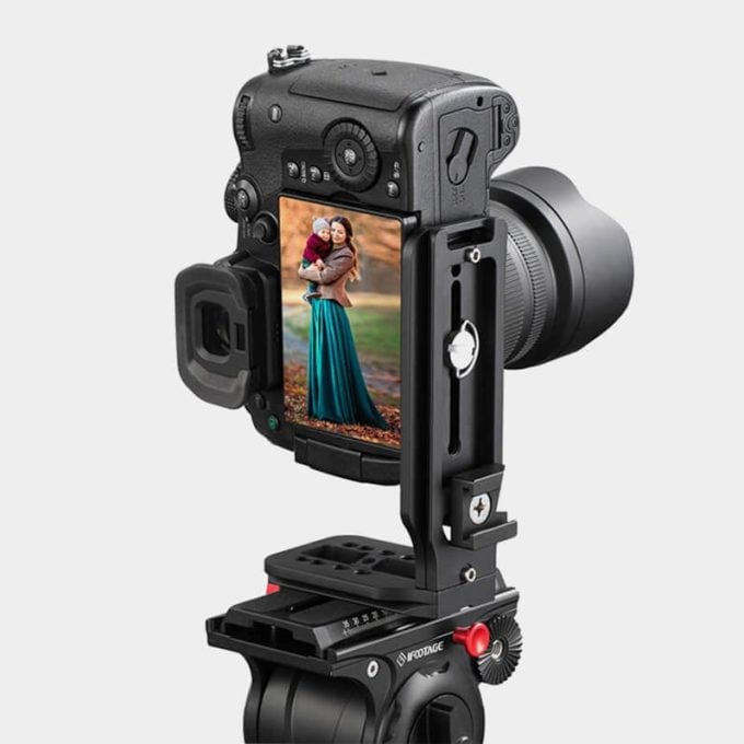Soporte de cámara vertical en L para trípode y Estabilizadores DJI - Imagen 4