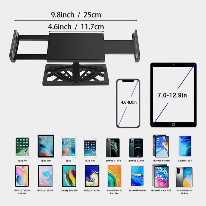 Holder para tablets 12 pulgadas para control remoto DJI RC