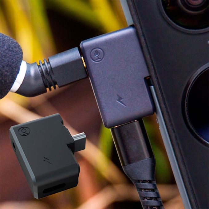 Adaptador de micrófono insta360 de 3.5mm para la cámara ONE x2 - Imagen 2