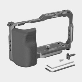 Jaula de Smallrig para cámara Sony ZV-E10 con empuñadura de silicona