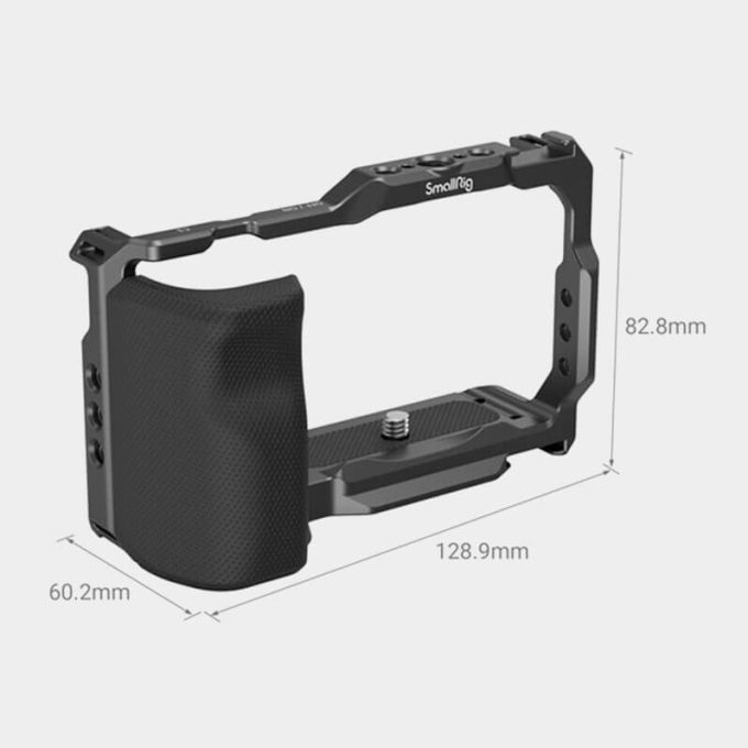Jaula de Smallrig para cámara Sony ZV-E10 con empuñadura de silicona
