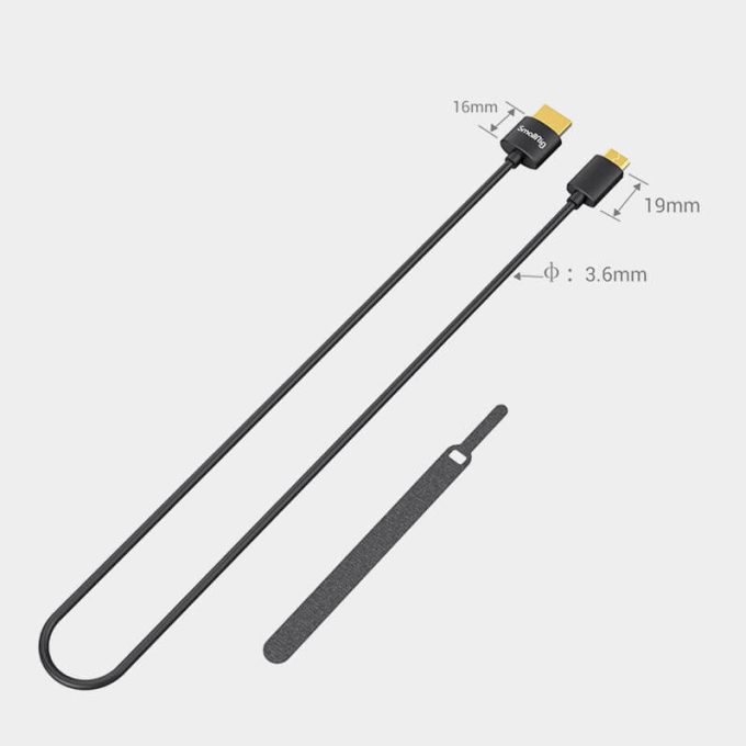 Cable Mini-HDMI a HDMI SmallRig 55 cm Soporta 4K UHD