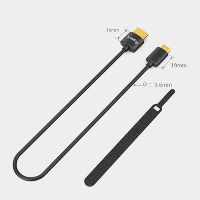 Cable OTG Mini-HDMI a HDMI SmallRig 35 cm Soporta 4K UHD