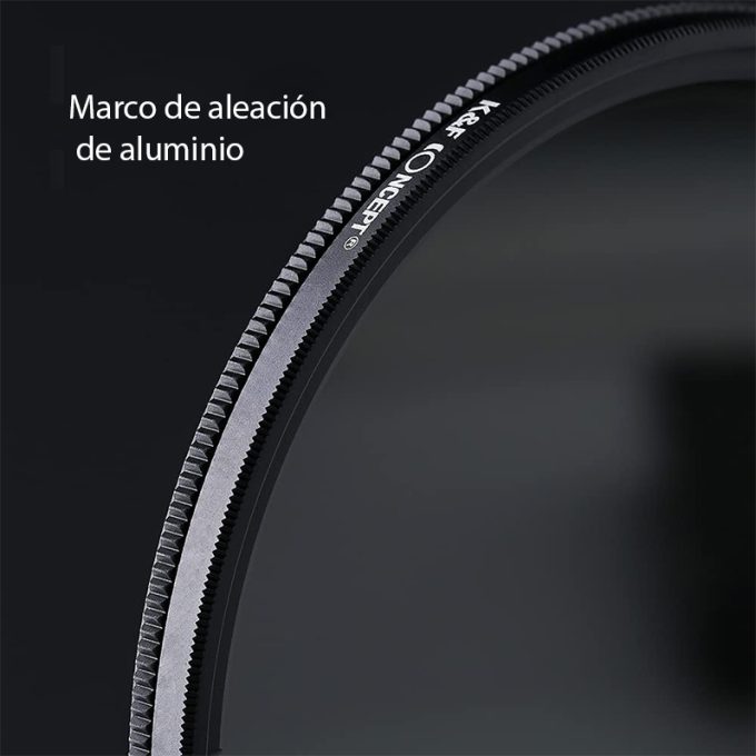 Filtro ND variable 55 mm 1-9 pasos K&F Series-B ND2-ND400