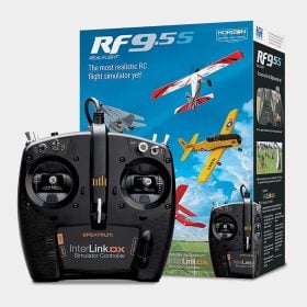Simulador de vuelo RealFlight RC 9.5S con controlador Interlink RFL1200S Air/Heli