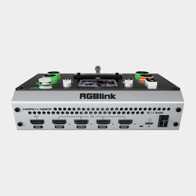 Switcher de video 4K de doble canal RGBlink mini-pro
