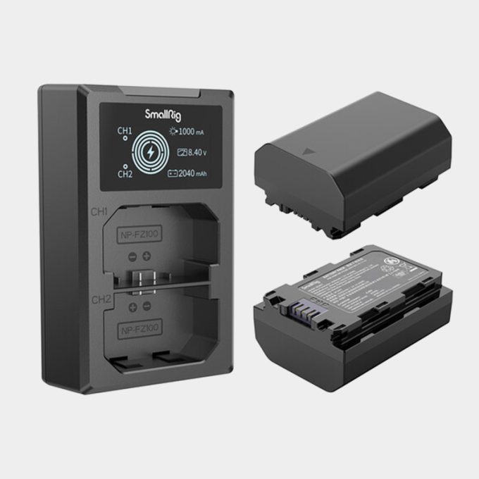 Kit de Baterías para Sony NP-FZ100 con cargador dual SmallRig