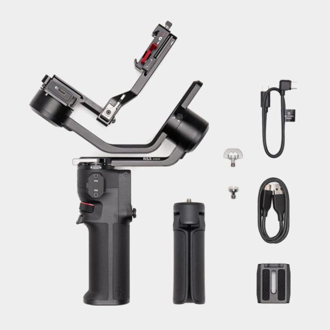 RS 3 Mini Gimbal soporta 2 kg modo Vertical y Horizontal